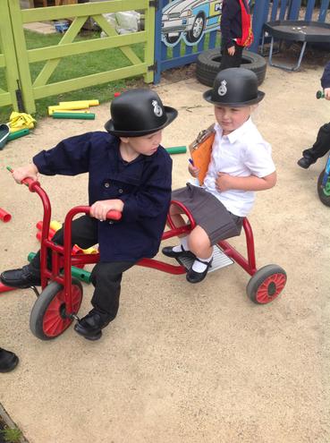 PC's Rosie-Mai and Finley have been in pursuit of those baddies!